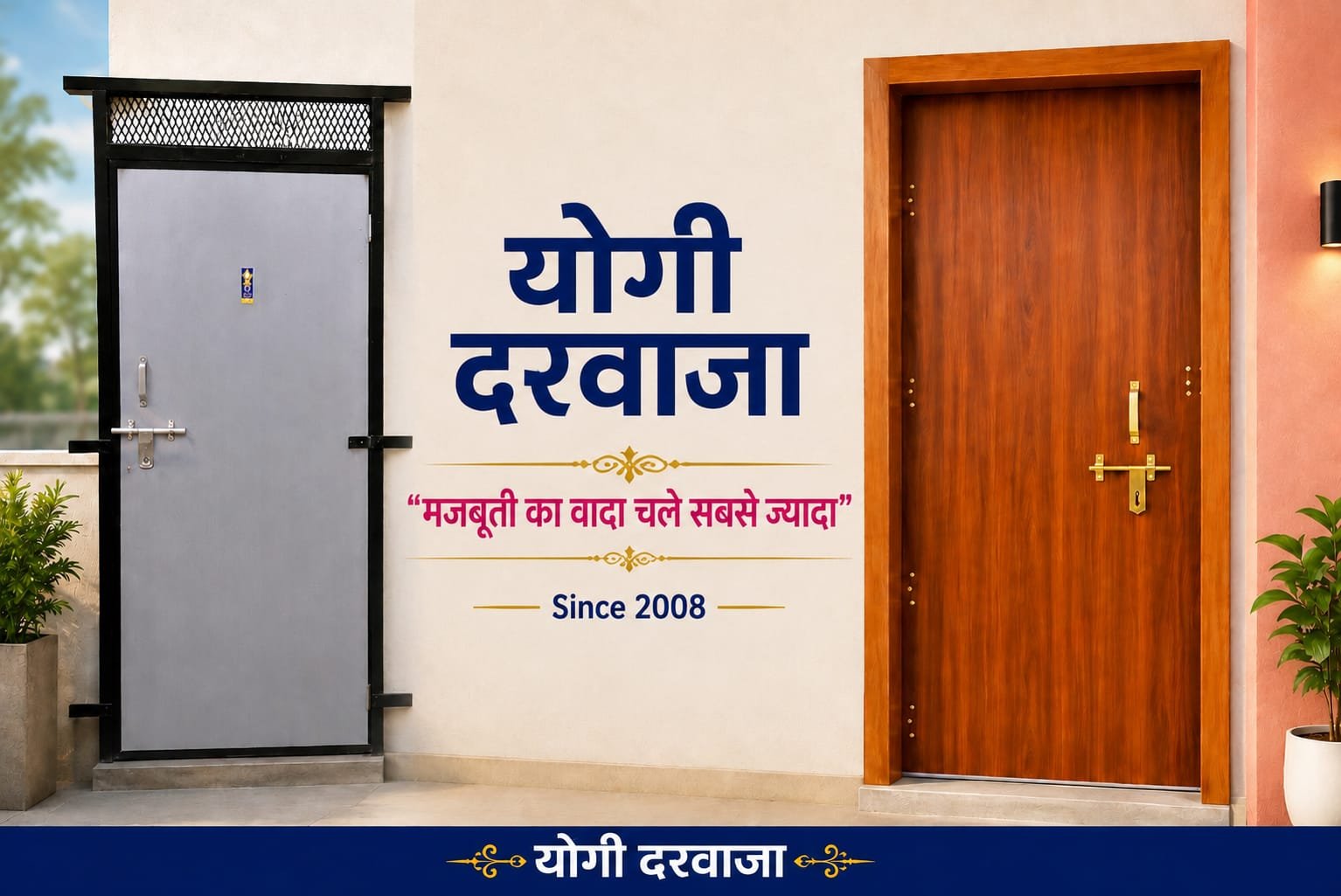 Yogi Cemented Lam Door